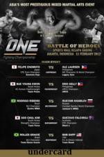Watch ONE FC 2 Battle of Heroes Undercard Putlocker