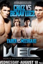 Watch WEC 50 : Cruz Vs Benavidez Putlocker